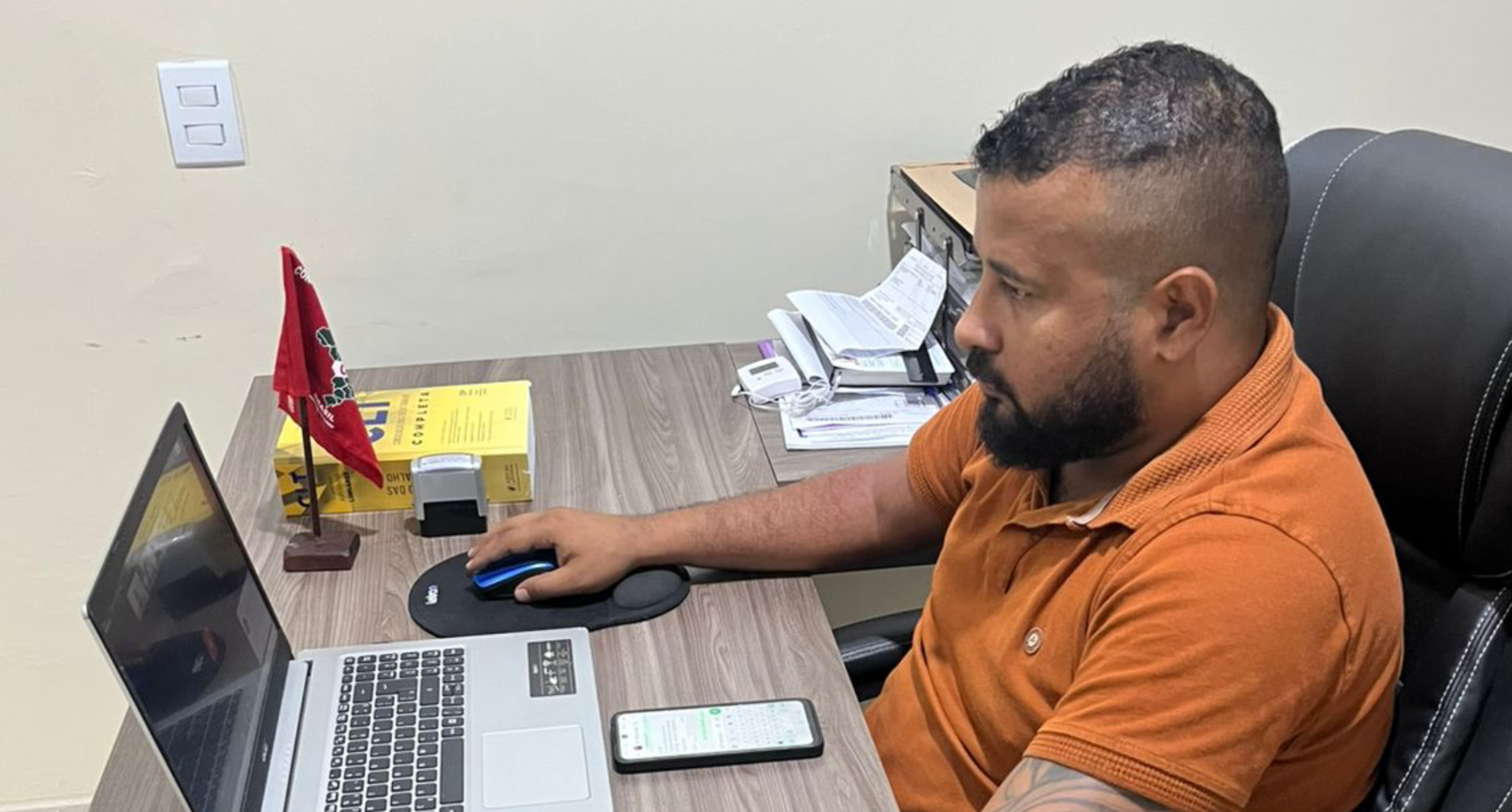 Presidente do SINTEVITRAVER participa de audiência sobre descumprimento da Convenção Coletiva de Trabalho